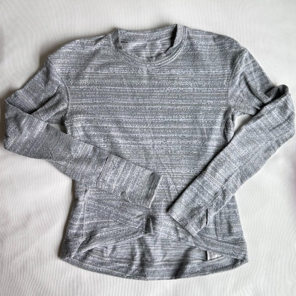 Lululemon Close Crossing Long Sleeve *Rulu, Size 8 made for running